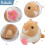 B Wind- Plush Toys,Clockwork Hamster,Wagging Tail Rotating Interactive Toys Stuffed Plush Toy 3