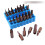 32 Holes Screwdriver Bits Holder Soft Rubber Drill Bit-Red 2pcs 2