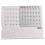 1PCS Perpetual Desktop Monthly Calendar Manual Setting Repeatedly Use for 100 Years 2