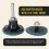 46 Piece 2 Inch Diameter Surface Conditioning Sanding Discs Each Coarse, Medium, Fine Grit Quick Change Roll Lock 3