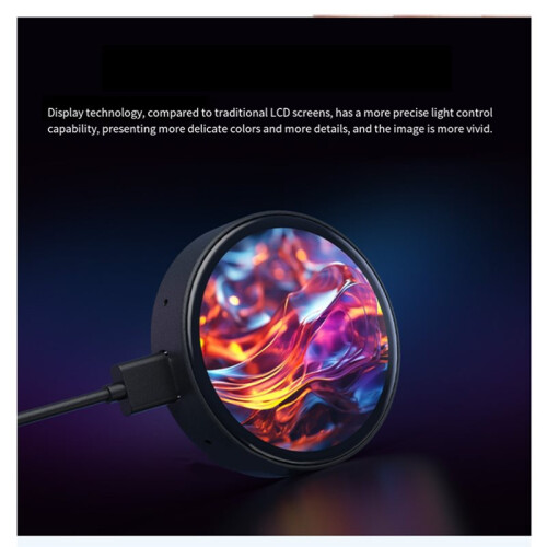 Tuya T5-E1 1.75-Inch AMOLED Round Touch Display Development Board 466x466 Pixels QSPI Interface Support  Wi-Fi 2