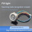 GM861-LED White Fill Lighting 2D/1D USB/UART DC3.3V QR Code Round Barcode Module Scanner Metal Enclosure Black 5
