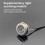 GM861-LED White Fill Lighting 2D/1D USB/UART DC3.3V QR Code Round Barcode Module Scanner Metal Enclosure Black 9