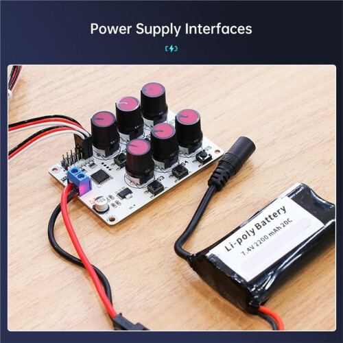 RC Digital Servo Tester 6 Channels Motor Servo Controller Centering Tool for RC Car Airplane Robots Tester Plate Tool 2