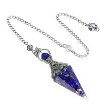 Lazuli-Kristallpendel für spirituelle Heilungen und-Lapislazuli