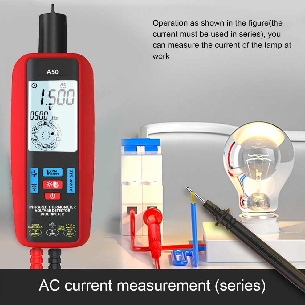 Smart Multimeter Pen A50 with VFD & IR