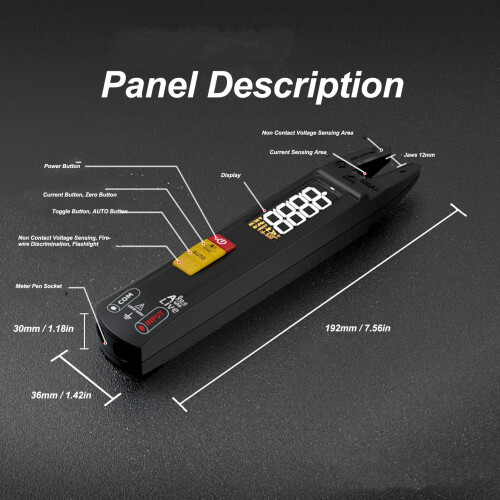 High Accuracy Clamp Multimeter 3 in 1 U Shape AC/DC Current & Voltage Tester 1