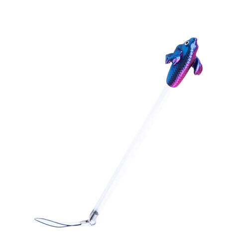 3D Print Betta Fish Training Stick voor Fish Active-blauw paars