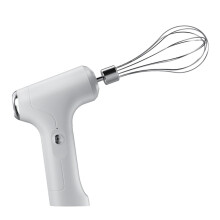 Funktioneller Akku-Handmixer, 3 einstellbare-Einzelkopf weiß 2