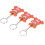 30pc Tiger Keyrings as Party Favours 1