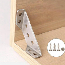 Universal Stainless Steel Furniture Corner Connector Small Corner Cabinet Wall Cabinet 3-Sided Corner Brace