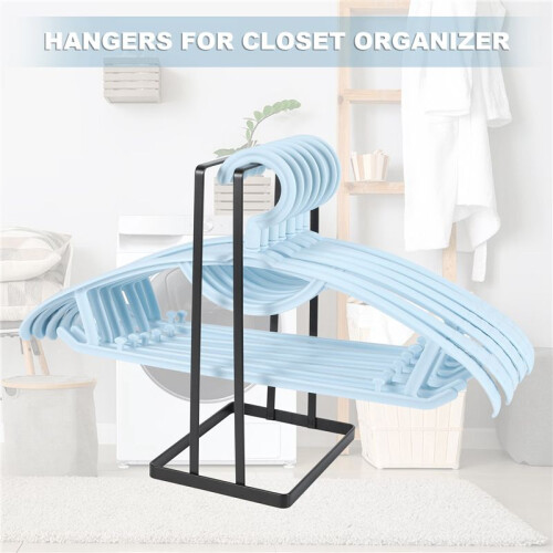 Hanger Storage Organizer, Hanger Stacker Rack für WäScheschrank, Hanger Caddy Stand für KleiderbüGel für Erwachsene oder Kinder 1
