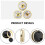 Miniature Clock Head Insert Replacement-90 silver arabic 7