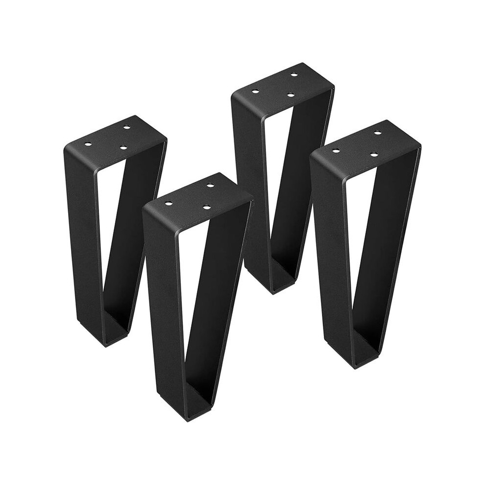 4Pcs Furniture Legs Black Metal With New Modern Style For Sofa Feet, With Screws Adjustable Feet Strong Support 6033449274866