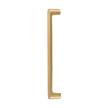 Solid Brass Simple Style Kitchen Handle Cabinet Drawer Wardrobe Gold Handle, Comfortable Feel, Hole Distance 128 mm