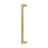 Solid Brass Simple Style Kitchen Handle Cabinet Drawer Wardrobe Gold Handle, Comfortable Feel, Hole Distance 128 mm 1