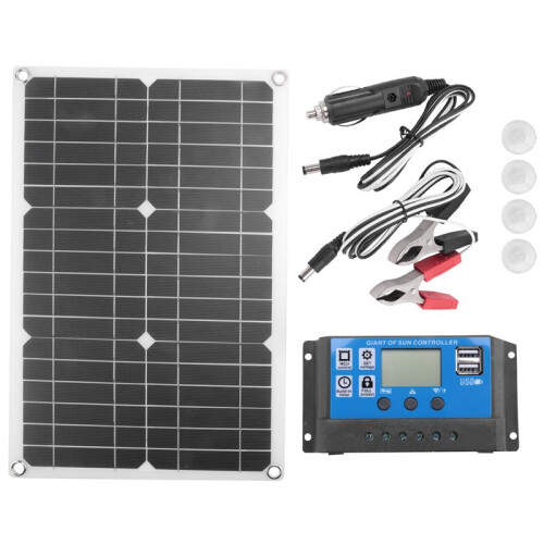 180W Solar Panel Kit 12V Battery Charger with 50A Controller for Caravan Boat RV 1
