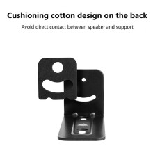 2Pcs Soundbar Stand Universal Anti-Slip Metal Sound Bar Wall Mounting Holder for Home