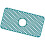 Silicone Kitchen Sink Mat with Drain Holes Dishes Drying-Green 1