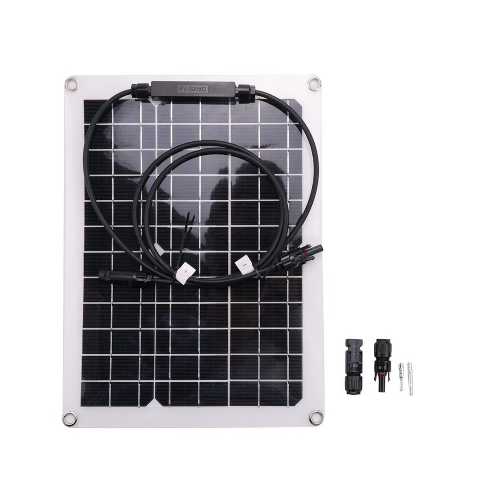 30W Watt Portable Mono-Crystalline Solar Panel 18V Rv Car Battery Charger 4712607031771