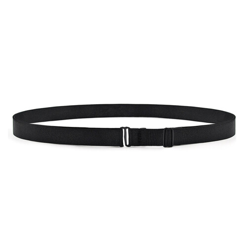 Adjustable Belt No Trace Clasp Waist Strap-Black hook buckle