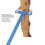 T Shaped Stainless Steel Bow Square Archery String Ruler Blue 10