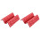 2X Personalized Folding Foam Waterproof  Pad Chair Cushion Red+Black 1