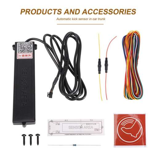 Car One Foot Automatic Trunk Boot Kick Sensor Electric  Tailgate Kick  for Car Trunk Opening Sensor