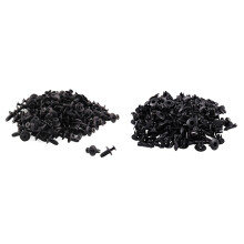 220Pcs Car Plastic Rivets Hole Dia Fastener Bumper Push Pin Clips-120Pcs 6Mm Hole & 100 Pcs 7Mm Hole