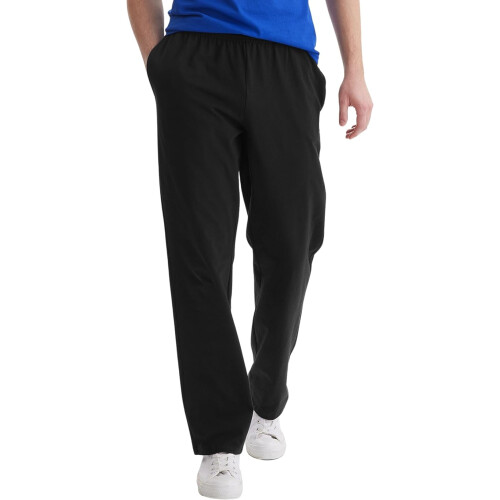 Hanes Men Jersey Sweatpants, (S) Black