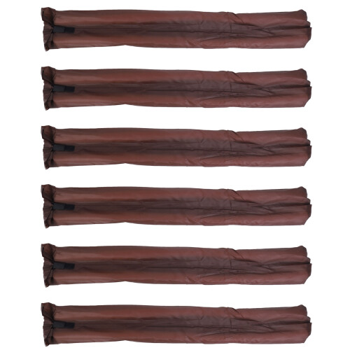 6X Twin Door Draft Dodger Guard Stopper  Saving Protector Doorstop Home Decor
