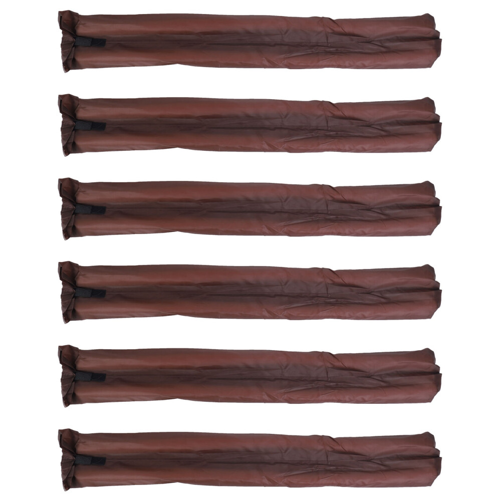 6X Twin Door Draft Dodger Guard Stopper Saving Protector Doorstop Home Decor 6032402064094