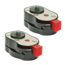 2X Professional 1/4Inch Quick Release Plate System for Any Tripod, Articulated Arm Mount with to 4 Lb Capacity