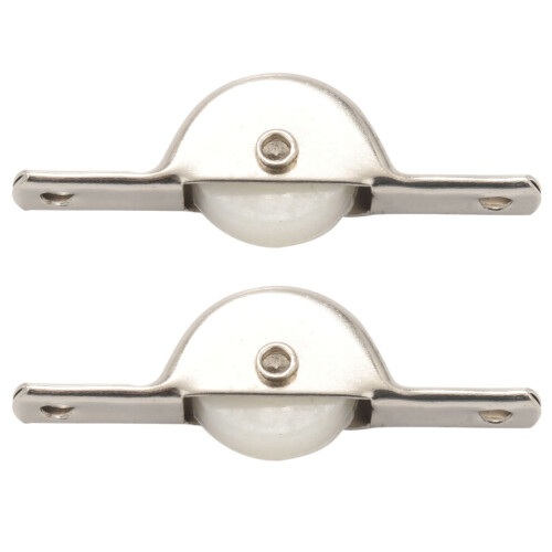30Pcs Door Window Cupboard Drawer Bin Single Nylon Sliding Roller Pulley Wheel