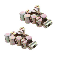 20pcs M6 Bolts Dowel Slotted Furniture Nut for Beds Crib Chairs