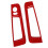 Interior Door Storage Organizer Cover Frame for Abarth 595 2007-2024 Red 10
