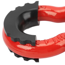D-Ring-Schäkel rot 3/4 Zoll 7/8 Zoll Stift 2er