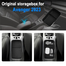 Centre Console Organizer Armstöd Förvaringslåda Fack för Avenger EV 2023 2024 Handskfack Inredningstillbehör