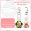 10 Pcs LED Sublimation Blank Keychain Acrylic Lighted Transfer Round DIY Keychain 3