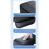 Car Armrest Box Height Pad Universal Central Elbow Rest Support Leather Auto Armrest Cover with Tissue Holder 8