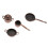 Dolls House Miniature Kitchen Cookware 4 Pieces Metal 2