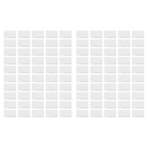 100Pcs Access Control Card RFID Card 125KHz EM4100 TK4100  Proximity Card RFID Tag Key for Access Control Key