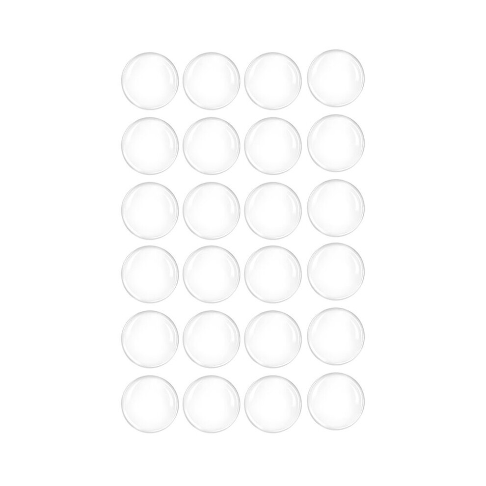 24X Door Stoppers Wall Protector, 2Inch Clear Door Knob Wall Protector For Walls Protects Wall Surface 4712859821939