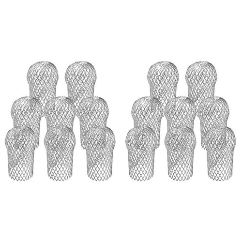 16 Pack Gutter Downspout Guards,Gutter Strainer Gutter Downspout Protectors for Preventing Blockage Leaves Debris