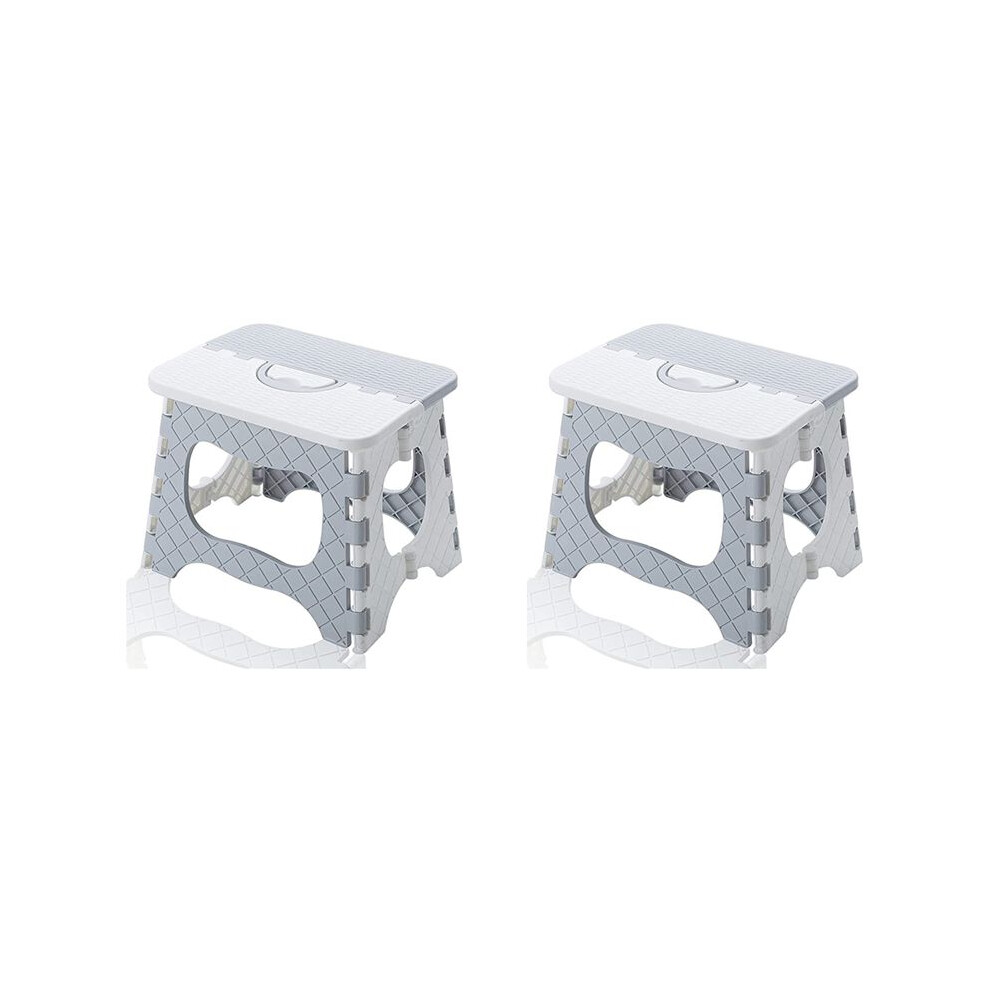 2X Folding Step Stool - Portable, Small Size For Easy Storage, Easy For Adults To Use In The Bathroom, Garden, Kitchen 4713989101380