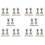 20Pcs Soft Close Kitchen Cupboard Cabinet Wardrobe 90Degree Door Hinges & Screws 1