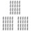 60 Pcs Thread Reducing Nuts, M8 Male to M6 Female Thread Screw Sleeve Bolt Conversion Nuts, Threaded Reducers Adapters 1