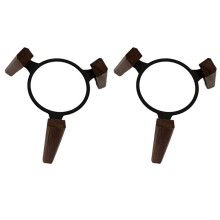 2X for Bracket Audio Bracket Accessories Wood Base Multifunctional Desktop Anti-Slip Bracket