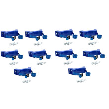 10X Cylinder Mounted Bracket Gas Cylinder Bracket Durable ABS Gas Cylinder Holder for Motorhome RV Caravan,