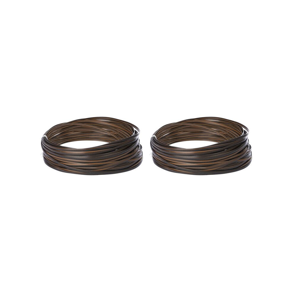 2X Wicker Repair Kit, Plastic Rattan For Patio Chair Repair Flat Wicker Furniture Repair Replacement 6031396553379